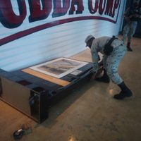 Rumor de balacera en aeropuerto de Cancún fue por la caída de tres anuncios