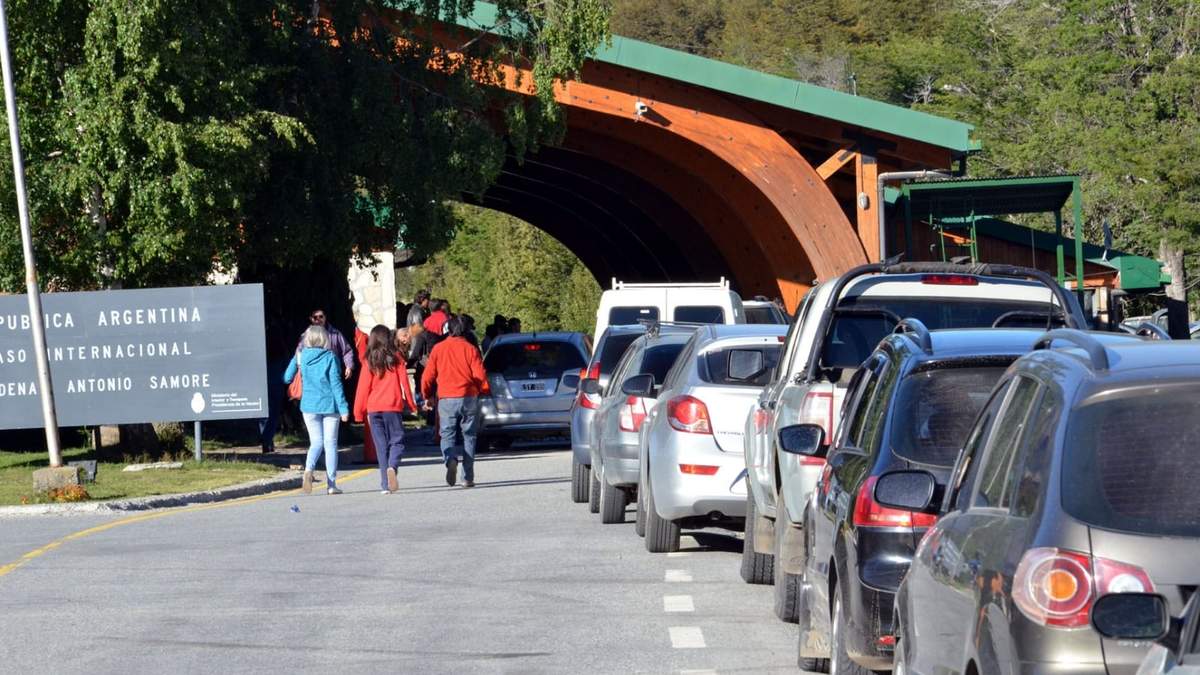 El cruce fronterizo de Samoré con Chile. Fuente: (Twitter)