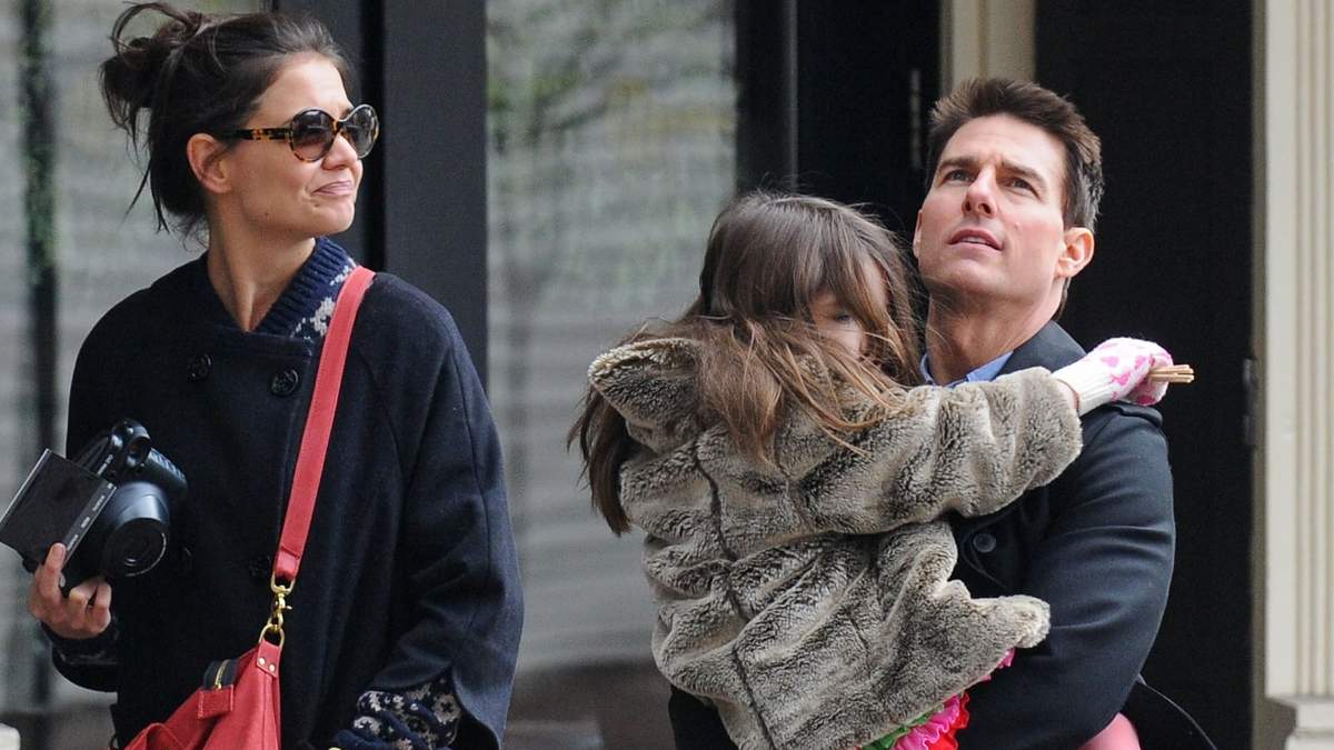 Katie Holmes, Suri y Tom Cruise. Fuente: (Instagram)