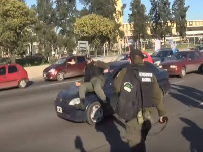 El miembro de Gendarmería que simuló ser atropellado por un manifestante irá a juicio oral