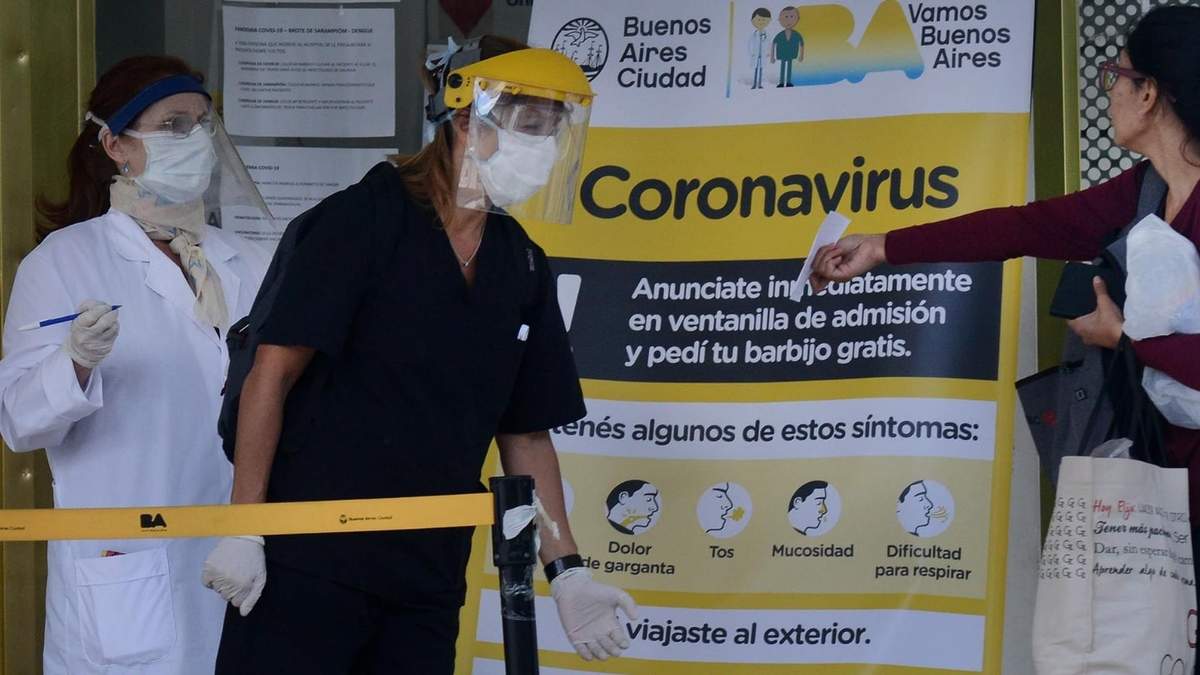 Coronavirus en CABA. Fuente: (Twitter)