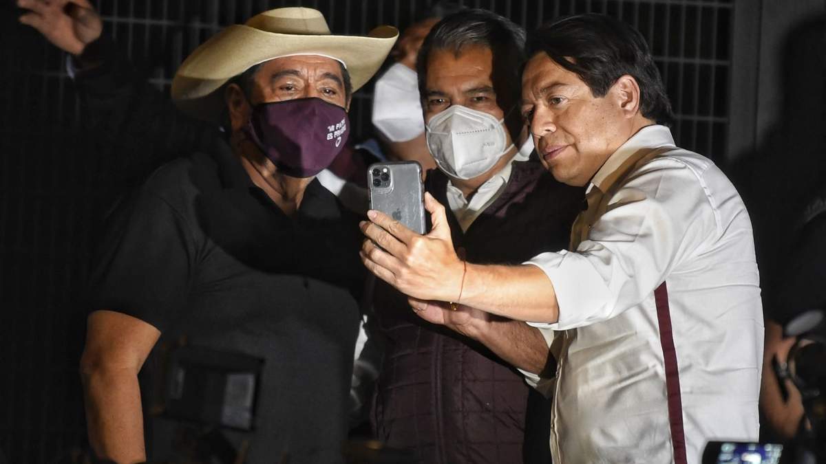 Félix Salgado, Raúl Morón y Mario Delgado