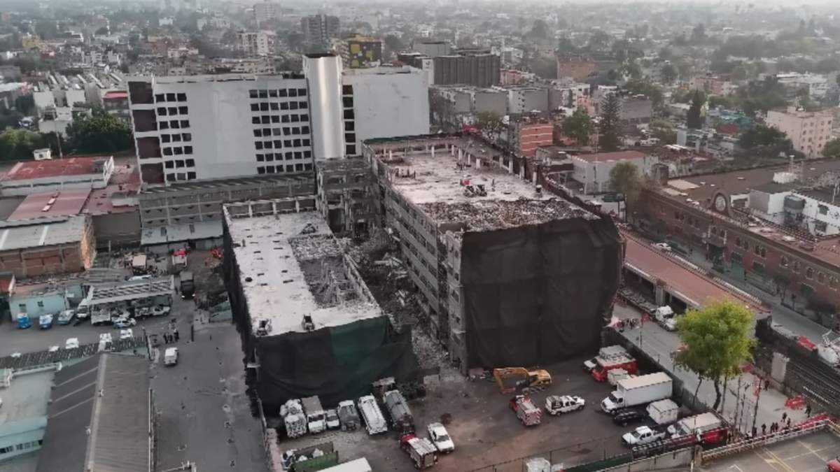 El inmueble que se derrumbó parcialmente en San Antonio Abad