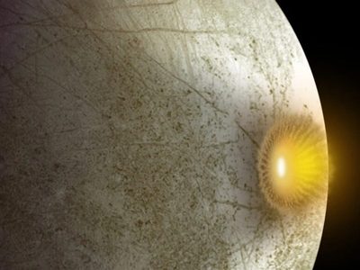 Un cometa podría llevar ingredientes para la vida al océano de Europa