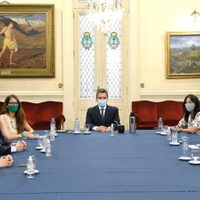 Cuáles son los funcionarios presentes en Diputados para seguir el debate por la IVE