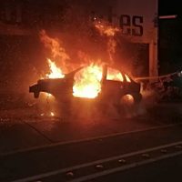 Sujetos queman al menos ocho vehículos en Aguascalientes este fin de semana