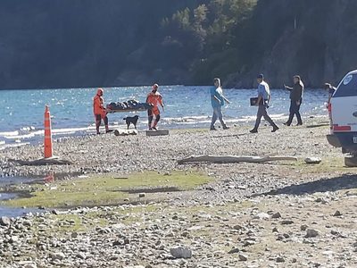 Encontraron un cuerpo en el Lago Lácar que no pudo ser identificado