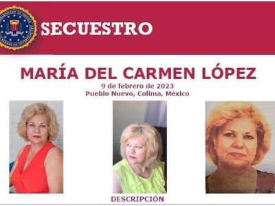 FGR atrae el caso de la estadunidense María del Carmen López, secuestrada en Colima