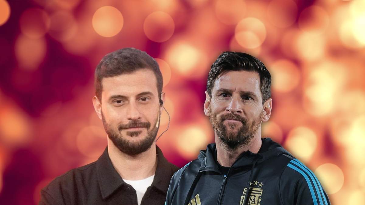 Diego Leuco y Lionel Messi. Fuente: (Minuto Neuquén)