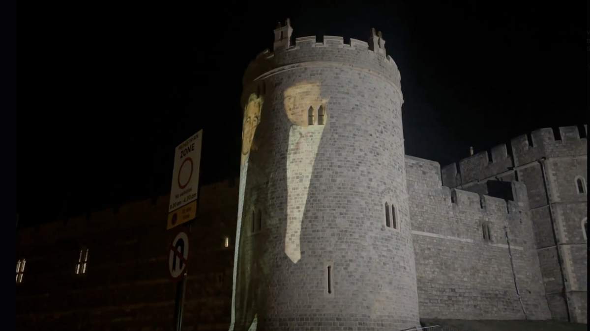 Epstein y Trump en el castillo de Windsor