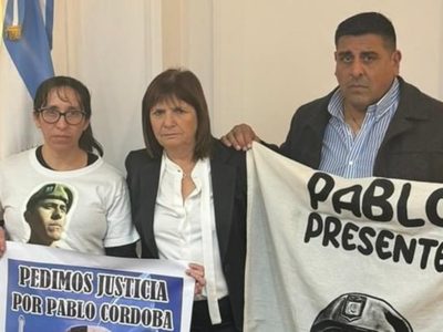 La ministra Bullrich se reunió con los padres del soldado Pablo Córdoba
