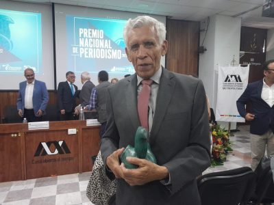 Premio Nacional de Periodismo a Felipe Cobián por su trayectoria, 54 años de ejercer un periodismo c