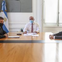 Juan Manzur se reunió con la cúpula de YPF en Casa Rosada