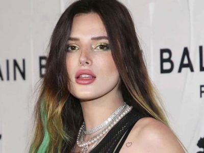 "¡Peligroso escote!" Bella Thorne hizo temblar todo con su vestido ¿Preparado?