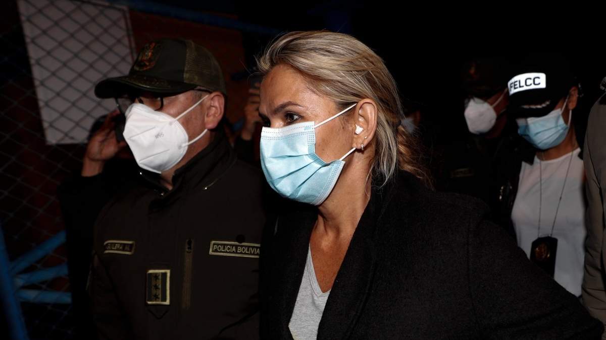 La expresidenta interina de Bolivia, Jeanine Áñez, fue detenida el fin de semana.