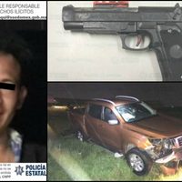 Detienen a presunto responsable de colgar mantas de amenaza a la FGJEM