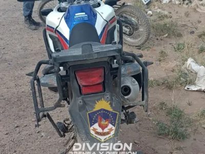 La Policía recuperó una moto de alta cilindrada poco después de que la robaran