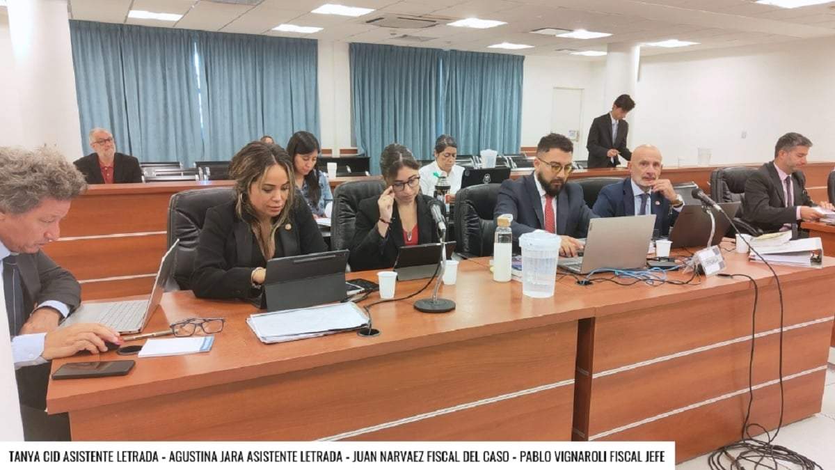 La fiscalía de Delitos Económicos en la audiencia de este martes. Fuente (MPF)