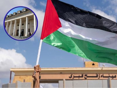 Izaron la bandera de Palestina en una universidad argentina y se generó una polémica imparable
