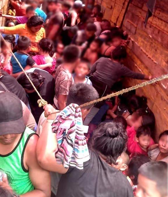 Indocumentados y hacinados