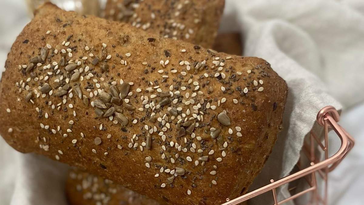 Pan ciabatta integral con mix de semillas. Fuente: (X)