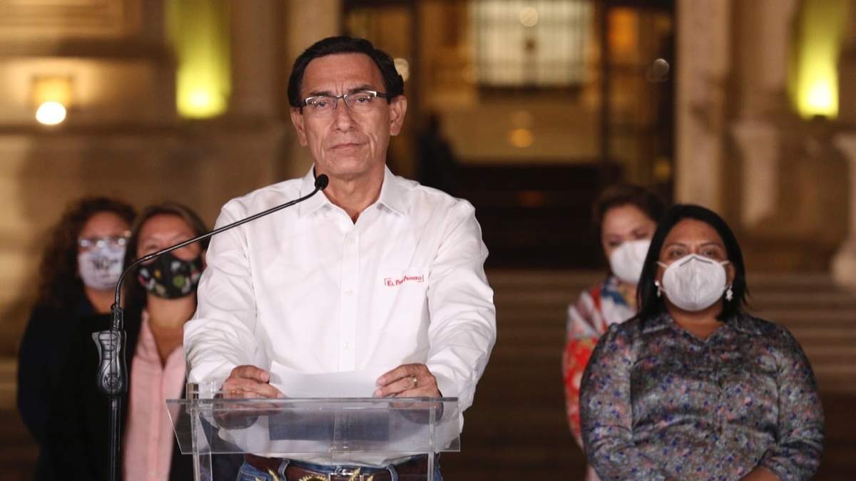 El expresidente Martín Vizcarra