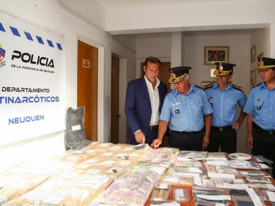 En 2021 la Policía de Neuquén incautó 90 kilos de estupefacientes mediante 23 allanamientos