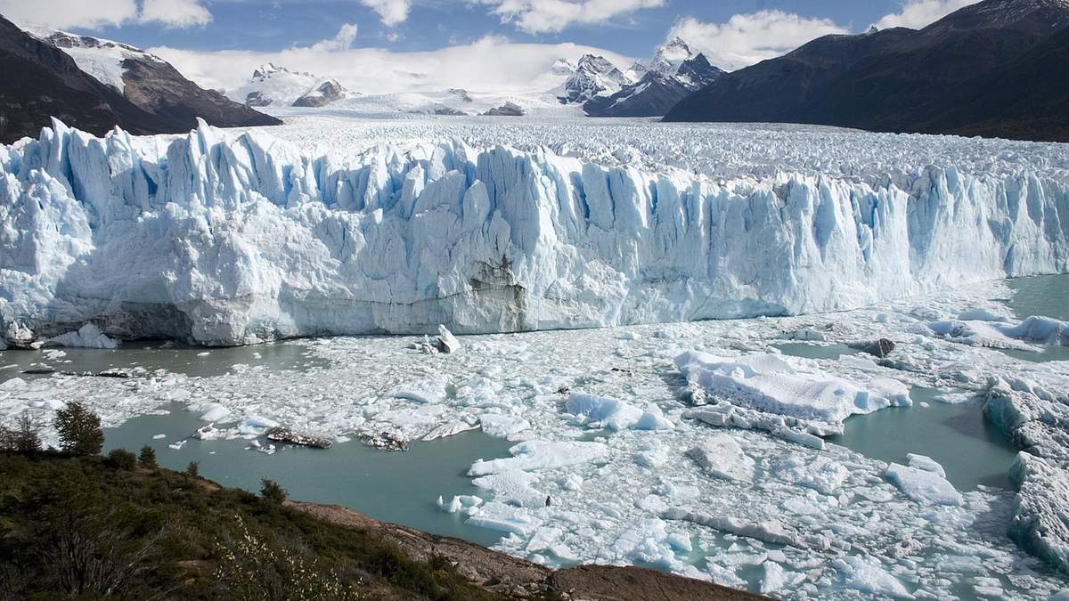 El Parque Nacional Los Glaciares. Fuente: (Twitter)