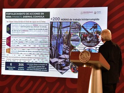 AMLO pide a FGR investigar sobre "prestanombres", presunto dueño de la mina el Pinabete, Coahuila