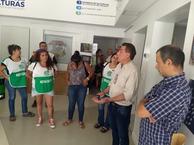 ¡Despidos!: Protesta de ATE en el Ministerio de Cultura
