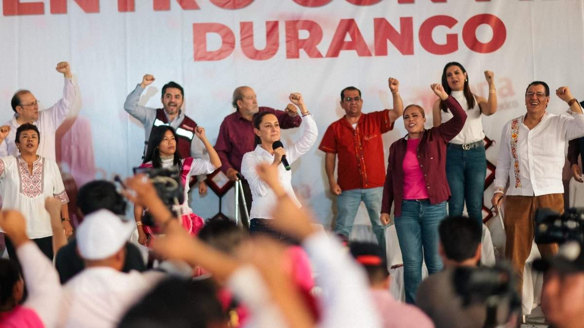Claudia Sheinbaum en Durango