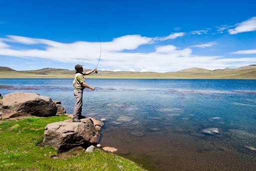 Pesca en Neuquén. Fuente: (Twitter)