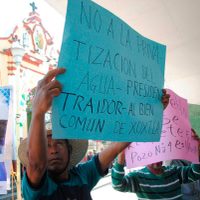 Se organizan pobladores contra la privatización del agua en Puebla