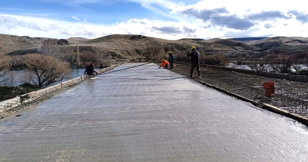 Obra del nuevo puente de La Rinconada. Fuente: (X)