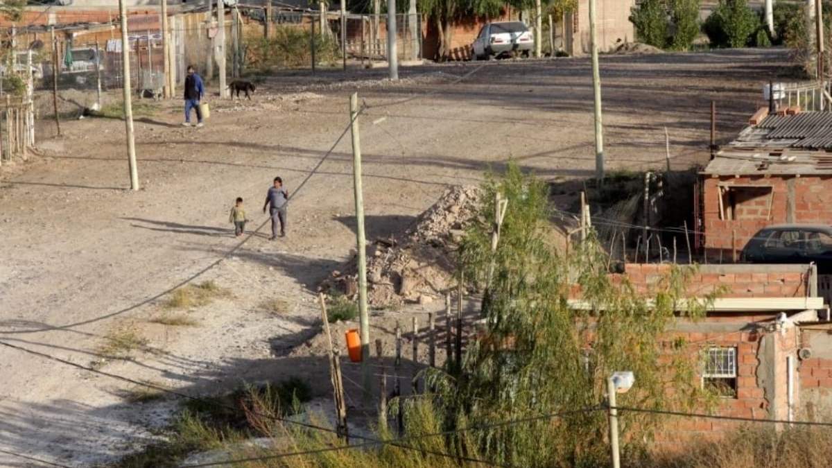 Barrio Parque Industrial de Neuquén. Fuente: (Twitter)