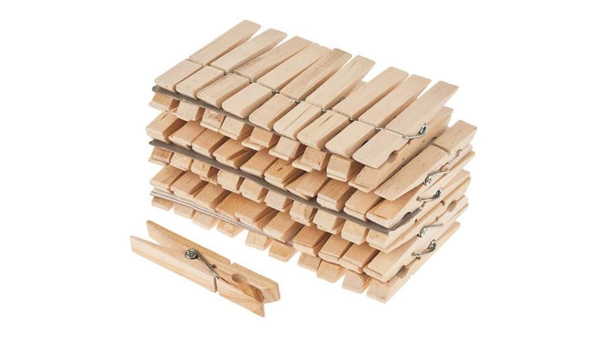 Pinzas de madera. Fuente: (instagram)