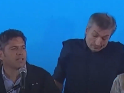 El gesto de Máximo Kirchner durante el discurso de Kicillof que se volvió viral