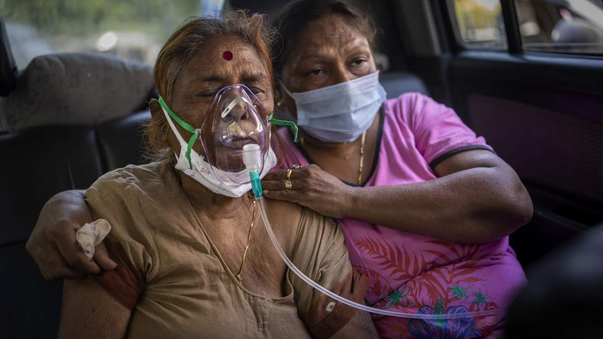 Crisis sanitaria en India. Fuente: (Twitter)