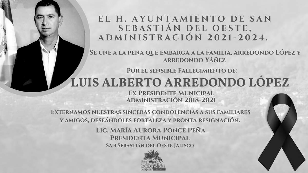 La esquela de la alcaldía jalisciense