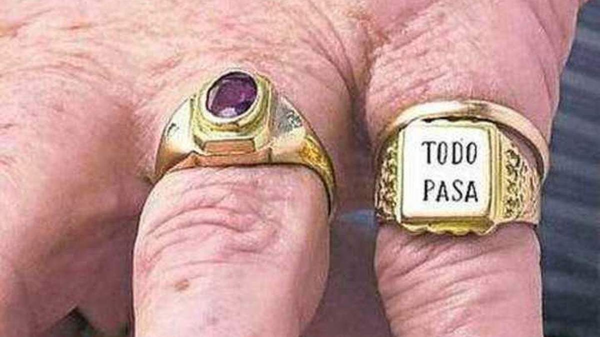 El anillo de Julio Grondona: "Todo pasa". Ocaña quiere que no todo pase en esta causa.