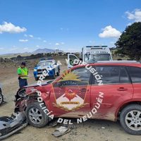 Violento choque frontal en la ruta 13; no hubo heridos