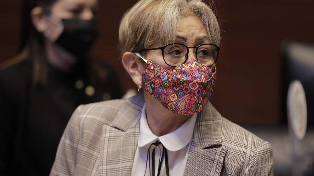 La senadora Martha Guerrero