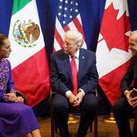 Sheinbaum dice que no habló con Trump sobre el futuro del T-MEC (Video)