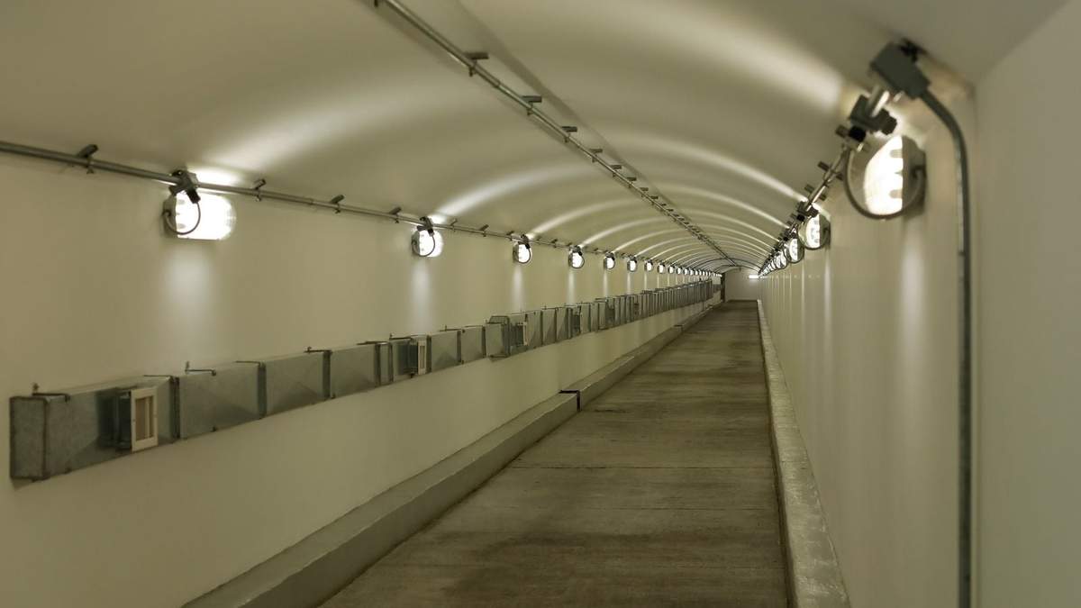 El túnel del bunker