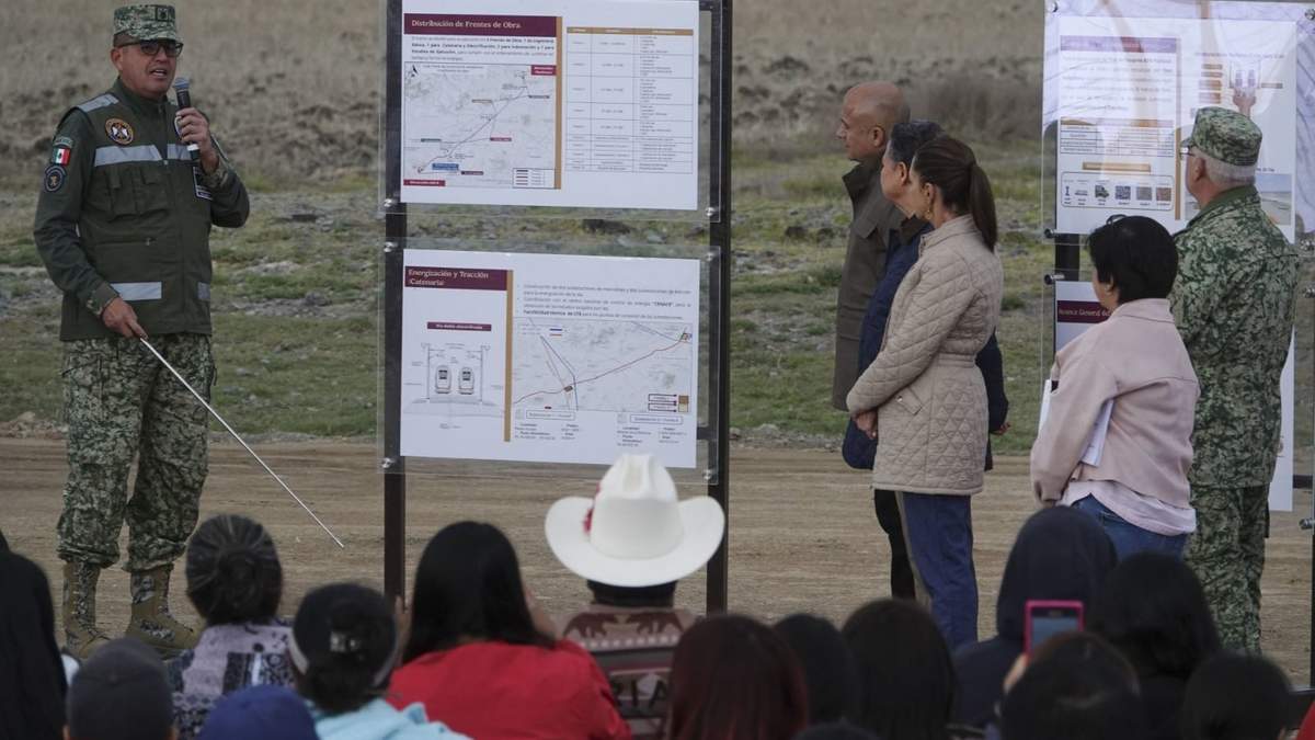 Claudia Sheinbaum el banderazo de inicio de las obras del Tren México-Pachuca