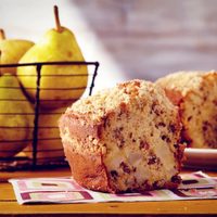 Date el gusto en la merienda con este budín de peras y avena sin harina que hacés en 5 minutos y es delicioso