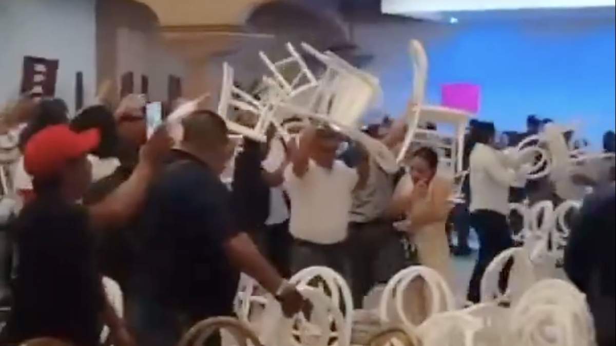 Uno de los videos que circuló en redes sociales