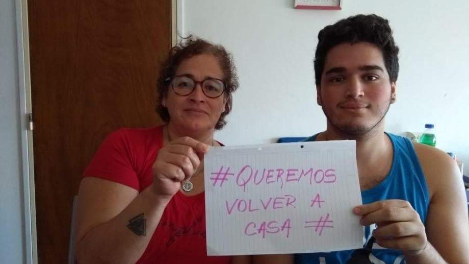 Piden volver a sus casas. Fuente: (Facebook)