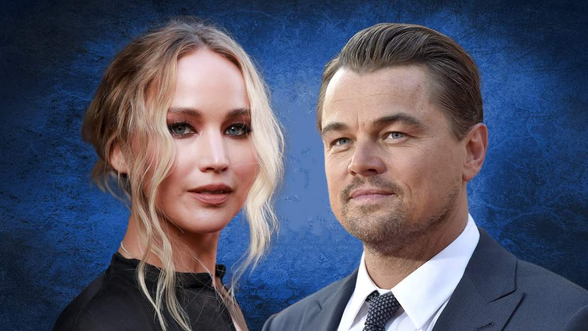 Leonardo DiCaprio y Jennifer Lawrence. Fuente: (Minuto Neuquén)