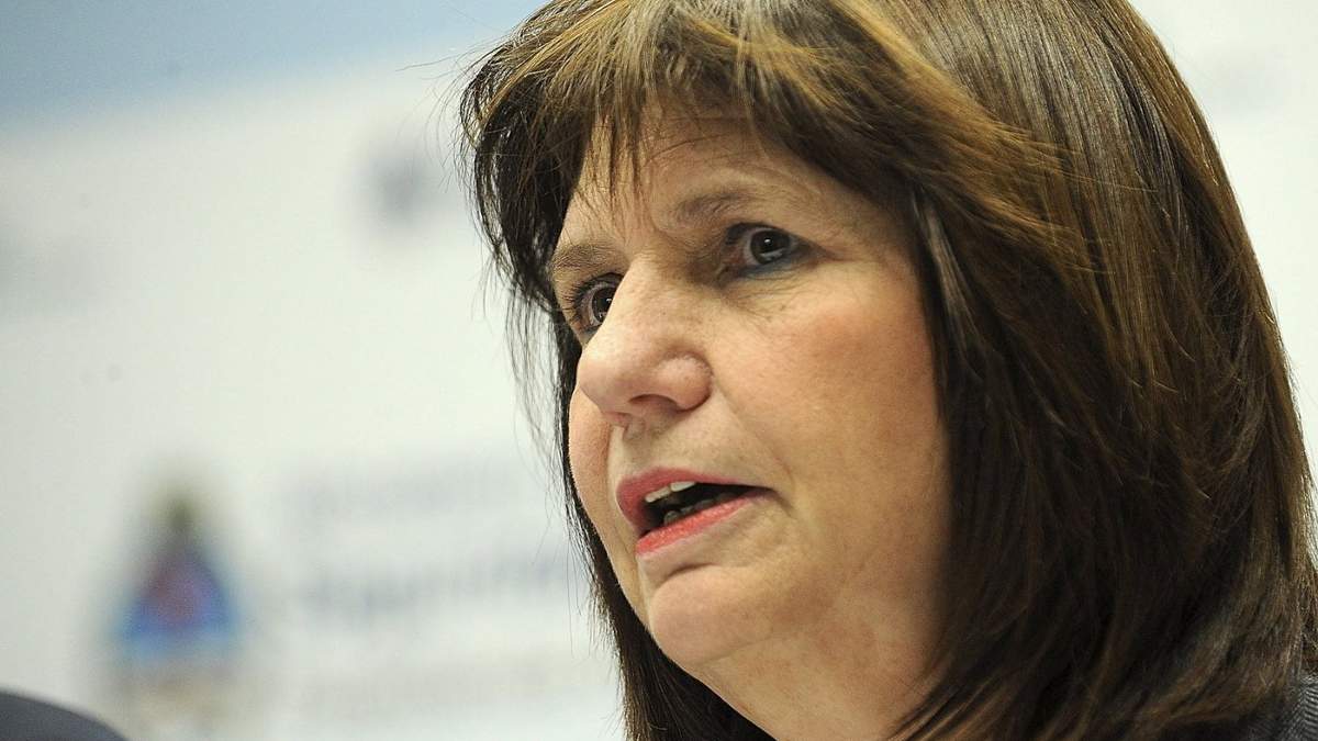 Patricia Bullrich. Fuente: (Twitter)